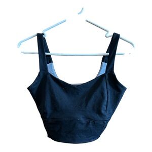 Born Primitive Black Sports Bra, Cropped Athletic Top